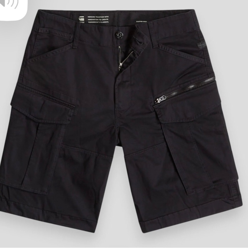 G-Star Raw Cargo Shorts with Zip Pocket Details